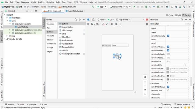 how to add palette in android studio | add button, textbox etc in android | android programming|202 смотреть онлайн