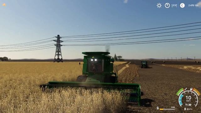 Farming Simulator 2019. WESTERN AUSTRALIA. JOHN DEERE 8820. смотреть онлайн