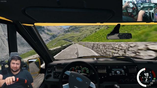3,5 TON YÜK İLE EFSANE DAĞ YOLLARINA TRANSİT DALDIM / BeamNG.drive / Diy Arduino steering wheel set смотреть онлайн