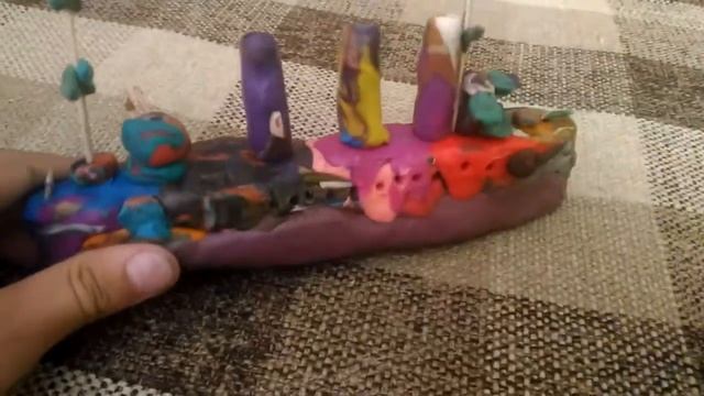 Крейсер Аврора из пластилина смотреть онлайн