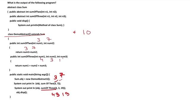 NIC-NIELIT STA 2020 | OOPS | JAVA | ABSTRACT |SOLUTIONS ADDA| NIC TEST SERIES | EXPLAINED BY ANSUMA смотреть онлайн