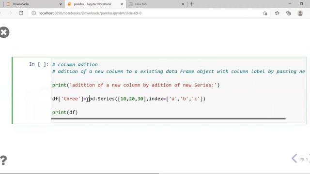 How to add a Column to a Existing Data Frame | Data Frame | Pandas | Pandas Tutorial смотреть онлайн