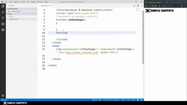 26 - MouseOver & MouseOut Event in JavaScript | JavaScript Programming Tutorials for Beginners смотреть онлайн
