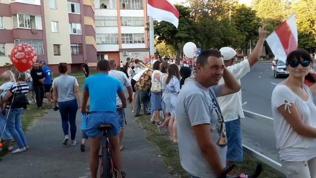 Беларусь. Калінкавічы. Ланцуг салідарнасці. Жнівень 2020. смотреть онлайн