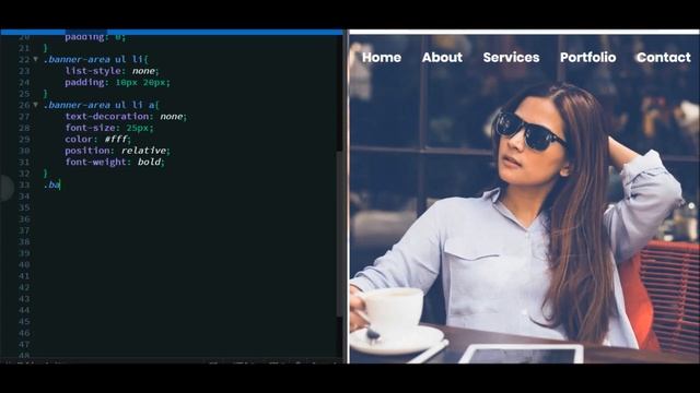 CSS3 Menu Hover Animation | CSS3 Animation Snippets | Tutorial for beginners смотреть онлайн