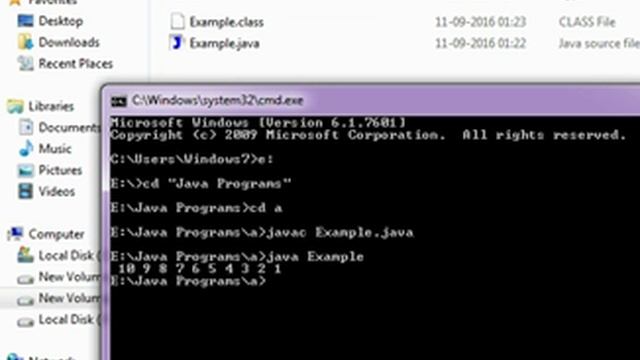 Java program to print first 10 natural numbers in reverse order смотреть онлайн