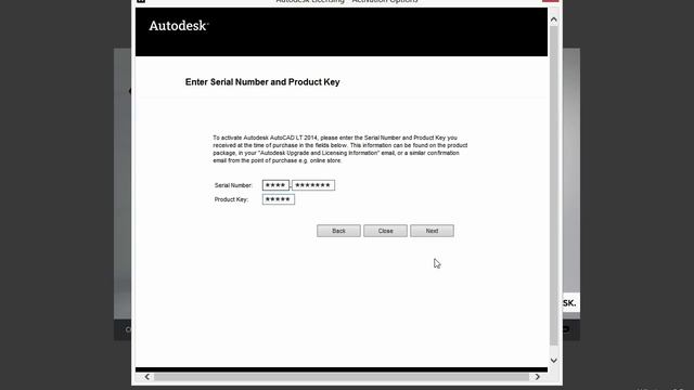 Activation and Registration of AutoCAD 2014 смотреть онлайн
