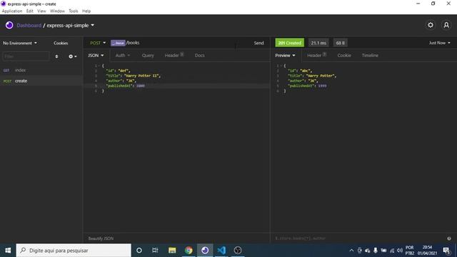Como fazer uma API Rest NodeJS #fácil #rápido смотреть онлайн