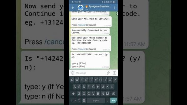 How to generate your Telegram String Session ? | Pyrogram String Session