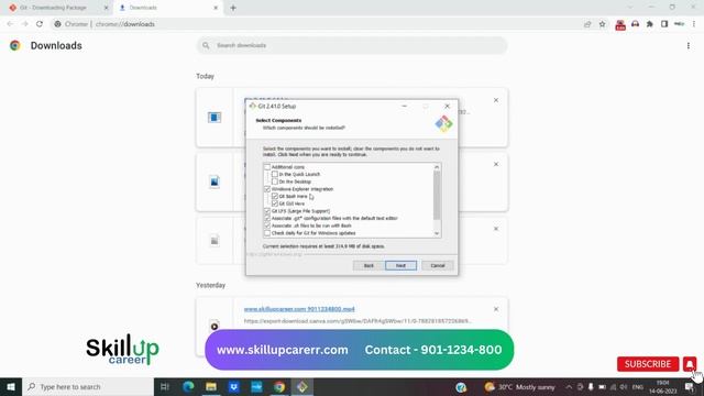 How to download and Install Git & GitHub смотреть онлайн