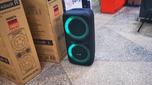 Колонка с чистым звуком и аккумулятором Dance BOX 500 Eltronic 1212 едет в гор Юрга для Татьяны! смотреть онлайн