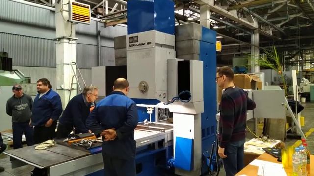 MIKROMAT 9B координатно-расточной станок после модернизации и капитального ремонта. смотреть онлайн