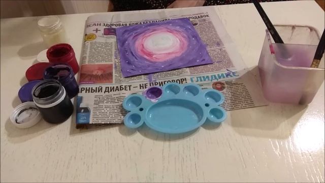 Простая картина за 20 минут. Рисунки для начинающих. Нарисовать сможет каждый. #painting #art смотреть онлайн
