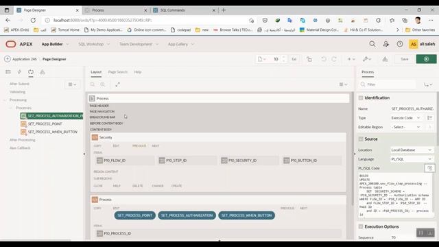 Change Autharization, boint and assigned button for Process on runtime in APEX ( English subtitle смотреть онлайн