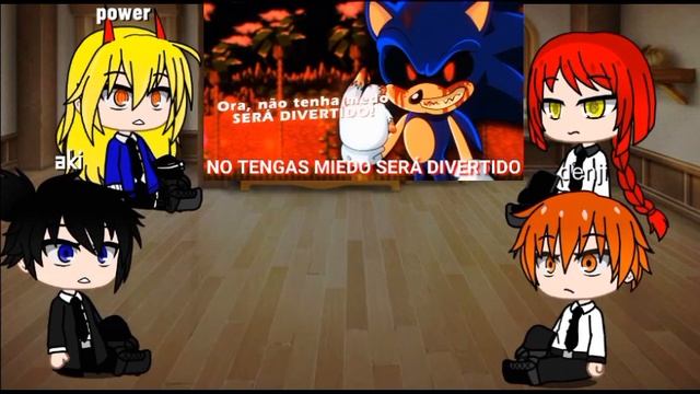 Chainsaw Man React Rap Do Sonic Exe ( Ninja Raps )
