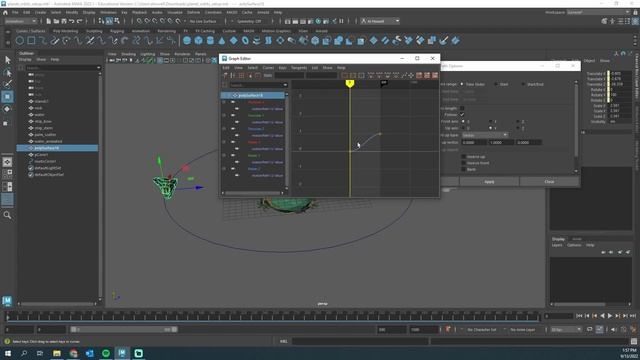 Motion Path in Maya 2024 | Create an Orbit смотреть онлайн