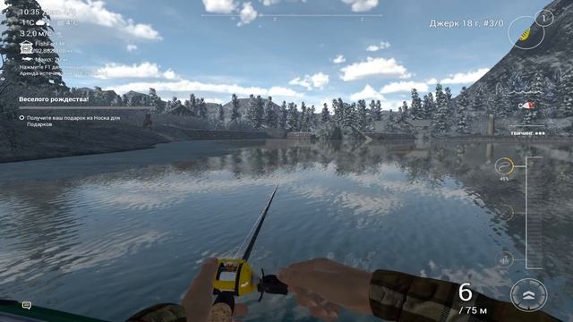 Новогодний Беспредел. Рыбалка на Вайт Мус - Fishing Planet #35 смотреть онлайн