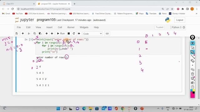 Learn Python in Tamil | How to print number pattern in python | GURUKULA | [TAMIL] смотреть онлайн