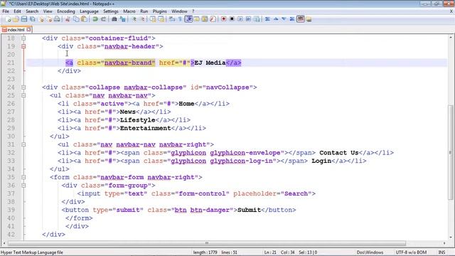 Bootstrap Tutorial for Beginners - 22 - Collapse navbar смотреть онлайн