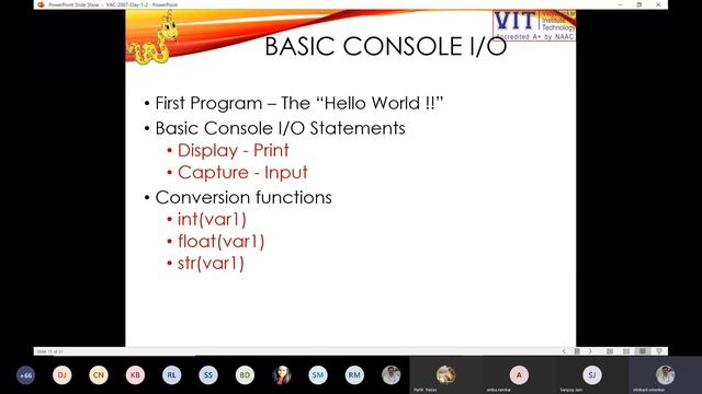 VAC-2007 - Session-1: Data Science & Analytics using Python смотреть онлайн