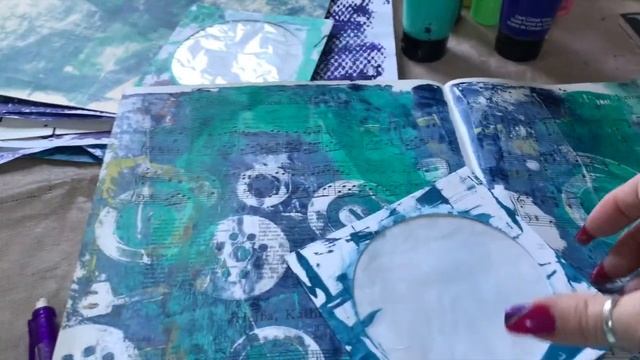 Gelli Print Heroes and Zeros, which mark makers worked best? What did I end up with? смотреть онлайн