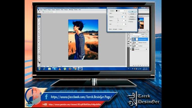 How to edit a photo Retro Effect Photoshop Tutorial смотреть онлайн