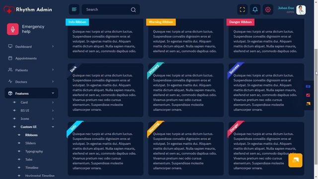 Medical Dashboard Bootstrap 5 Admin Template with LTR Dark Theme смотреть онлайн