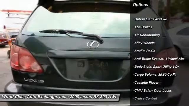 2000 Lexus RX 300 AWD Lansdowne PA 19050