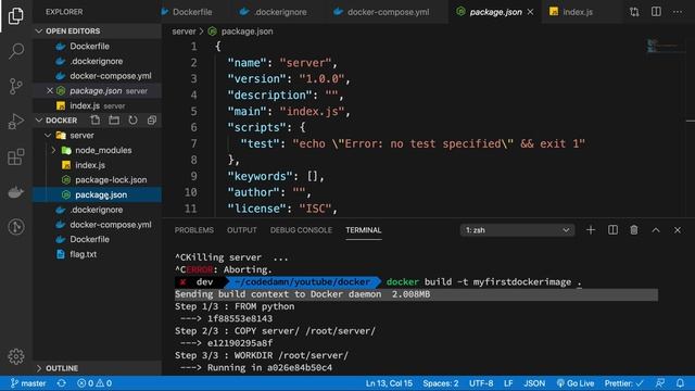 Docker Tutorial 22: .dockerignore file смотреть онлайн