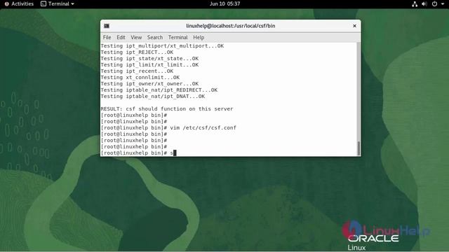 How to Install and Configure CSF on Oracle Linux 8.5 смотреть онлайн