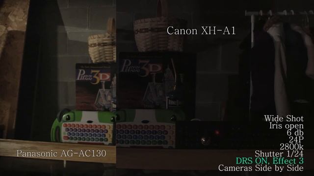 Panasonic AG-AC130 vs Canon XH-A1 смотреть онлайн