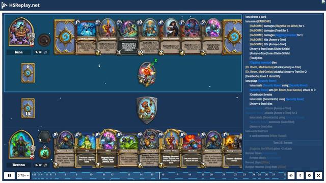 ProGaming - Hearthstone, Control Shaman(2) vs Control Warrior(2) by luna and Berono, Ranked - Sta.. смотреть онлайн