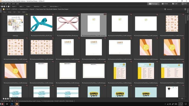 Digital Scrapbooking Process: Endless Summer | Olivia Scrapbooks смотреть онлайн