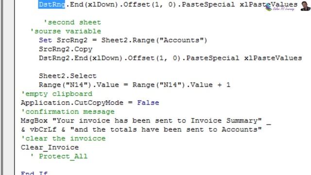 Excel VBA - Invoice Generator - Microsoft Excel 2010 - Part 5 смотреть онлайн