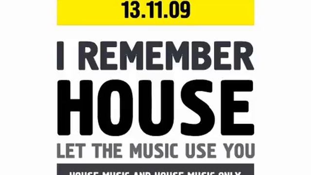 I REMEMBER HOUSE - 13.11.09, ТЮМЕНЬ, РЕСТОРАН ПЛИСКА / ТРЦ ФАВОРИТ смотреть онлайн
