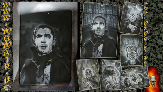 Airbrush by Wow No.603 " Classic Horror No 1 " deutscher Kommentar смотреть онлайн