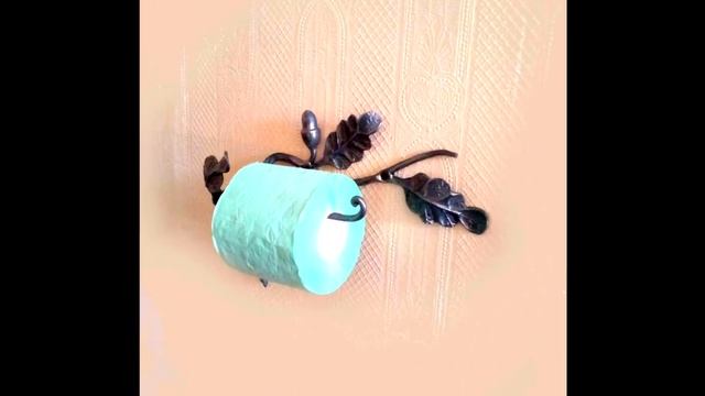 Кованый держатель для рулона туалетной бумаги декоративный из металла смотреть онлайн