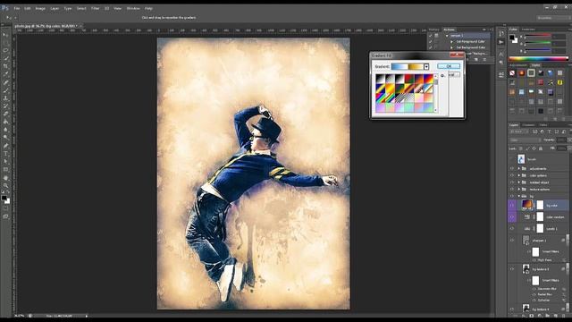 Modern Art - Photoshop Action Tutorial смотреть онлайн
