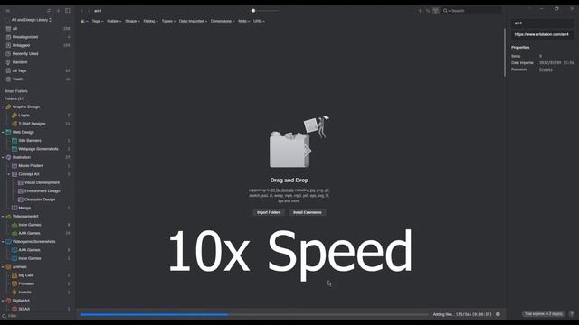 Using Eagle's ArtStation Page Downloader смотреть онлайн