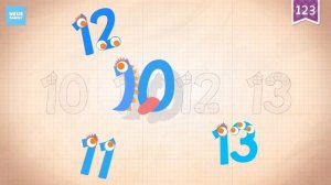Count & Add with the funniest Number Crew! Endless Monsters 10, 11, 12, 13 & 15