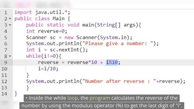 Reversing an Integer using Java смотреть онлайн