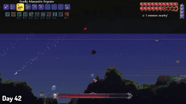 I Spent 100 Days In Terraria's SECRET Drunk Seed! смотреть онлайн