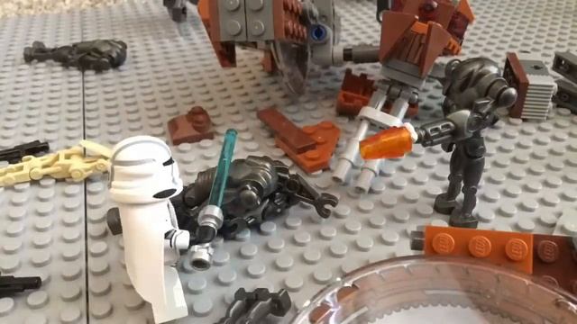 Commander Keller Takes Charge - LEGO Star Wars Stop Motion смотреть онлайн
