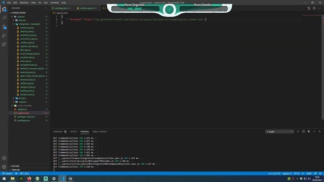Adicionando schema no Cypress.json para que facilite nas configurações смотреть онлайн