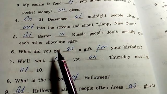 Unit 3, Ex. 21 / ГДЗ. Rainbow English. 6 класс. Рабочая тетрадь смотреть онлайн