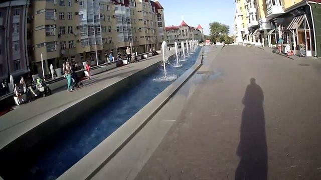 Едем по центру Ставрополя на велосипеде смотреть онлайн