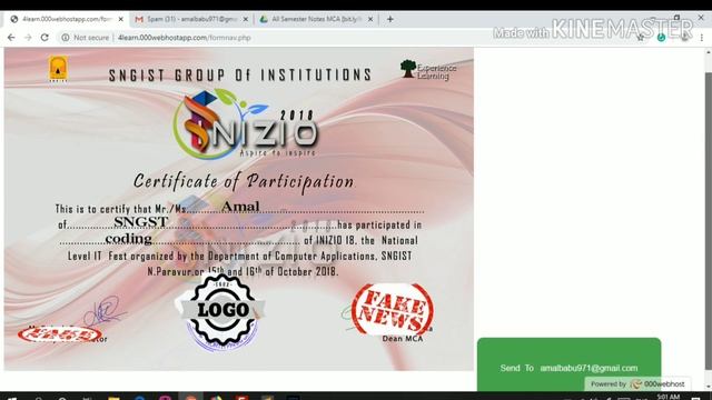PHP Certificate generation - then mail it смотреть онлайн