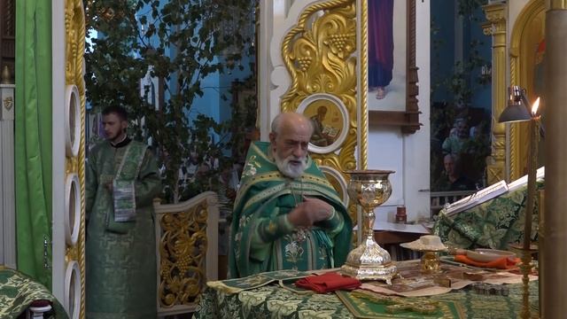 День Святой Троицы Божественная литургия 16 июня 2019г смотреть онлайн