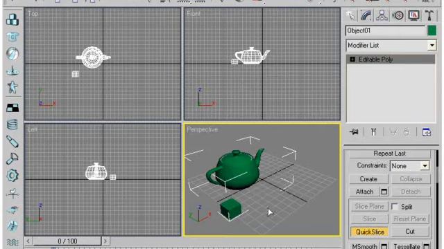 Видеокурс по 3d max. Каркасные объекты. Часть 2. Урок 98 смотреть онлайн