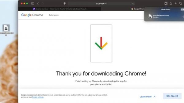 how to download google chrome on mac os x 10.11 or later